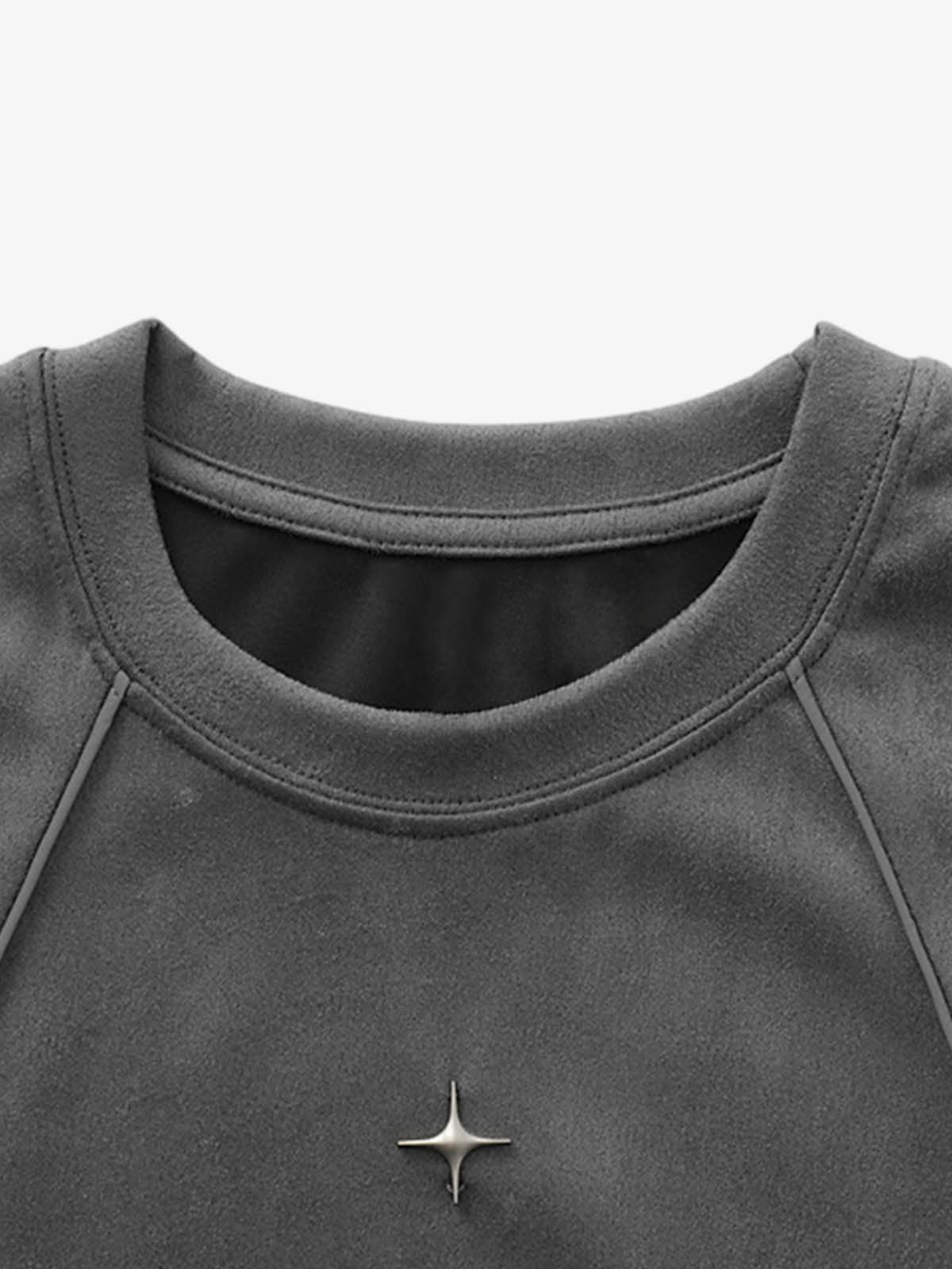 PrimeMasc Oversized T-Shirt with Unique Stitching Design – Casual Streetwear Tee for Men
