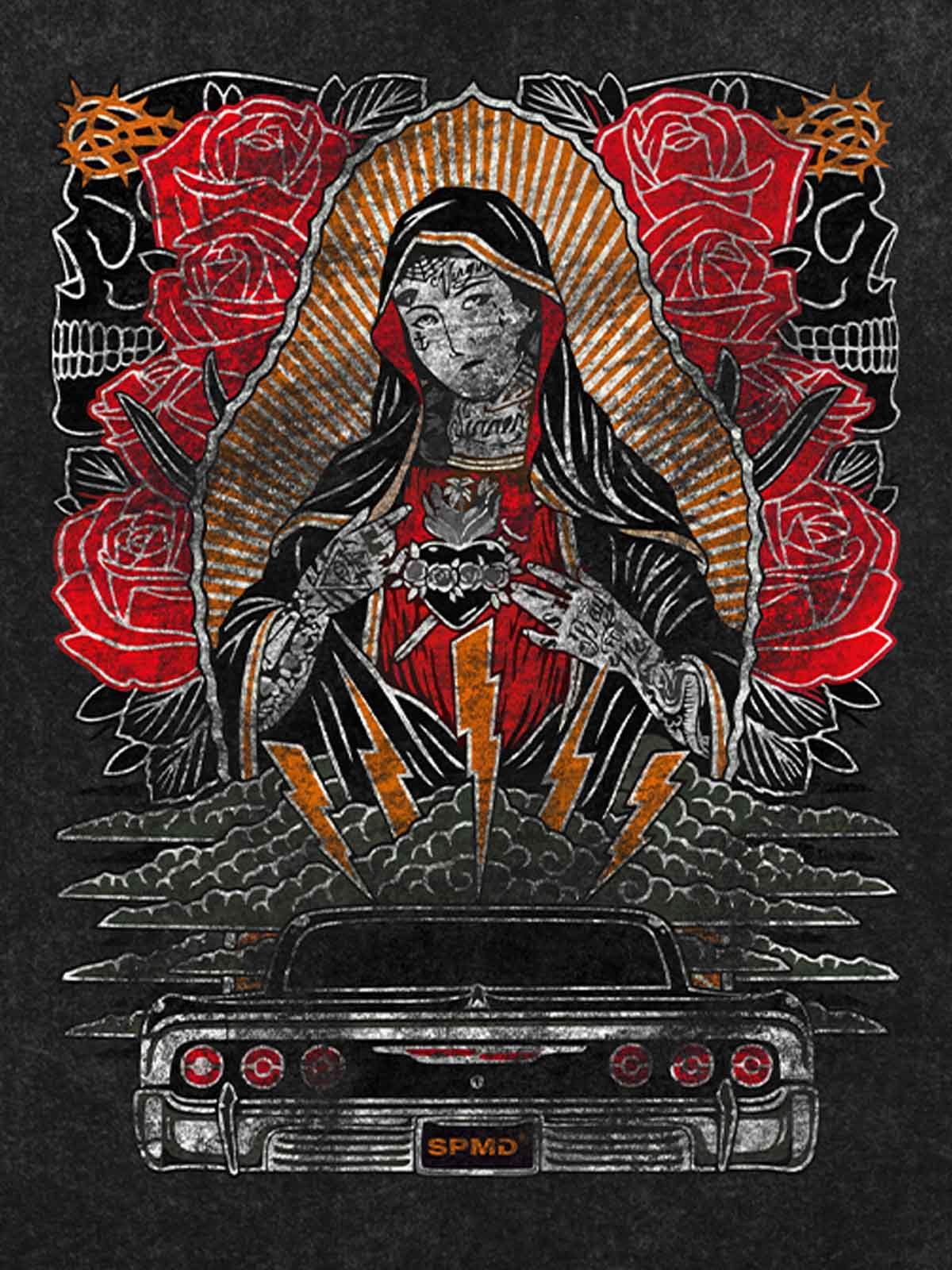 PrimeMasc Vintage-Inspired Graphic T-Shirt with Car Illustration – Casual Cotton Streetwear Tee for Spring and Summer