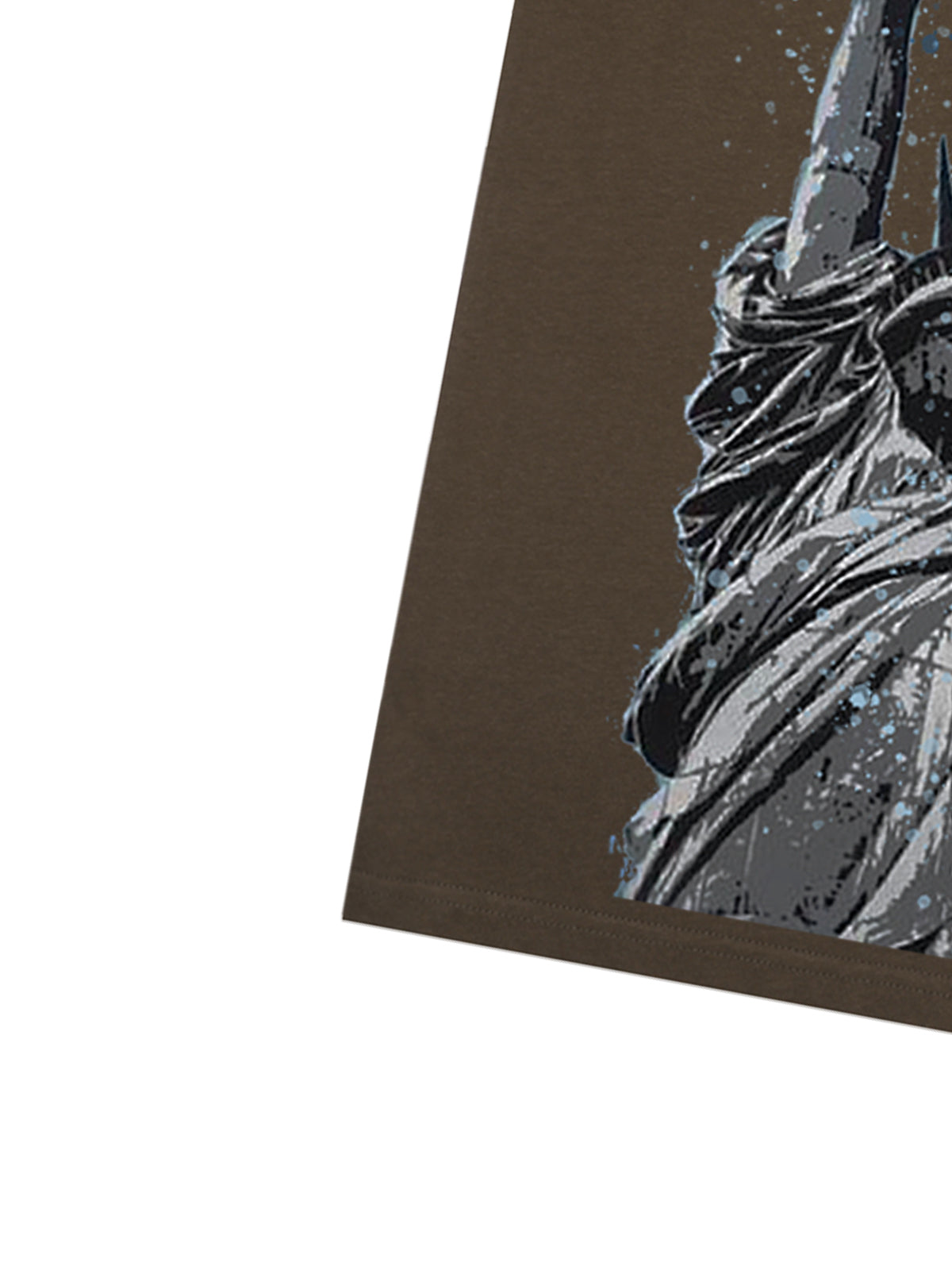 PrimeMasc Statue of Liberty Graphic T-Shirt for Men – Casual Streetwear Tee for Spring and Summer