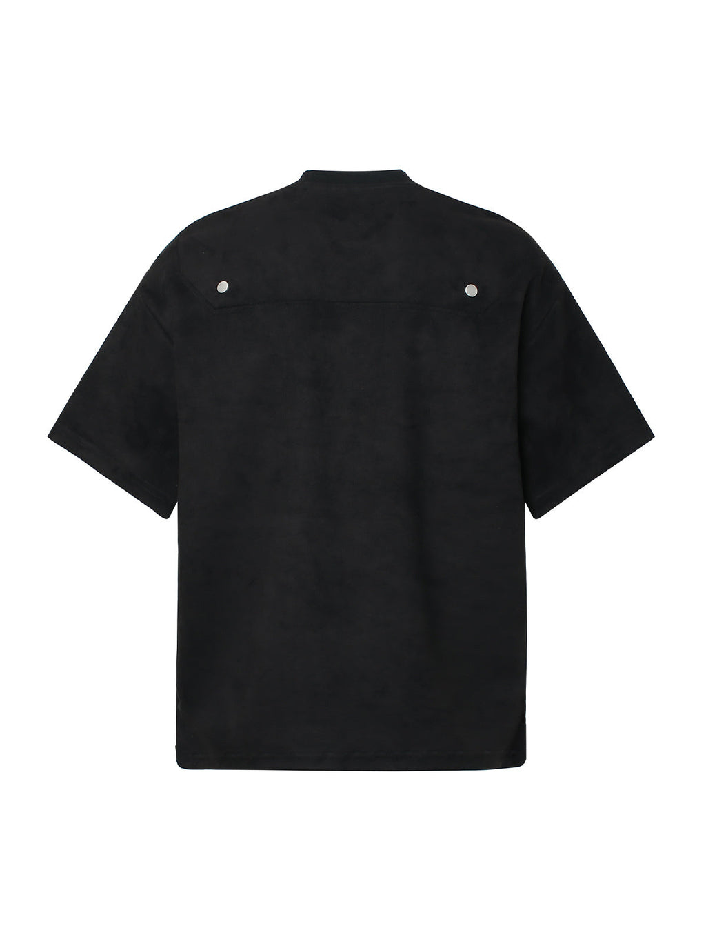 PrimeMasc Black Embroidered Logo Short-Sleeve Shirt – Casual Cotton Button-Down for Men and Women