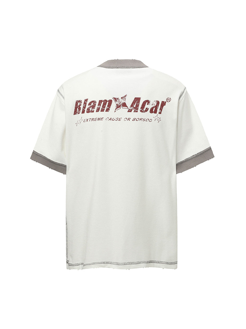 PrimeMasc Distressed Graphic T-Shirt for Men – Casual and Sporty Streetwear Tee for Spring and Summer