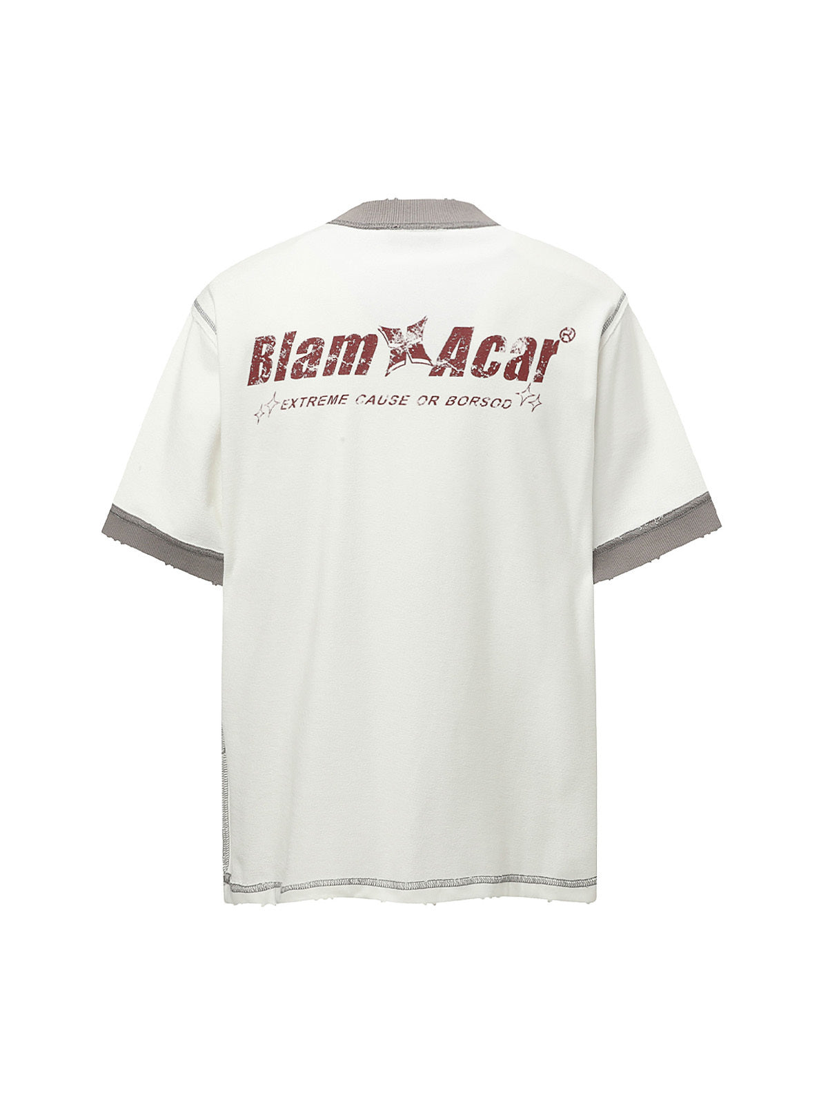 PrimeMasc Distressed Graphic T-Shirt for Men – Casual and Sporty Streetwear Tee for Spring and Summer