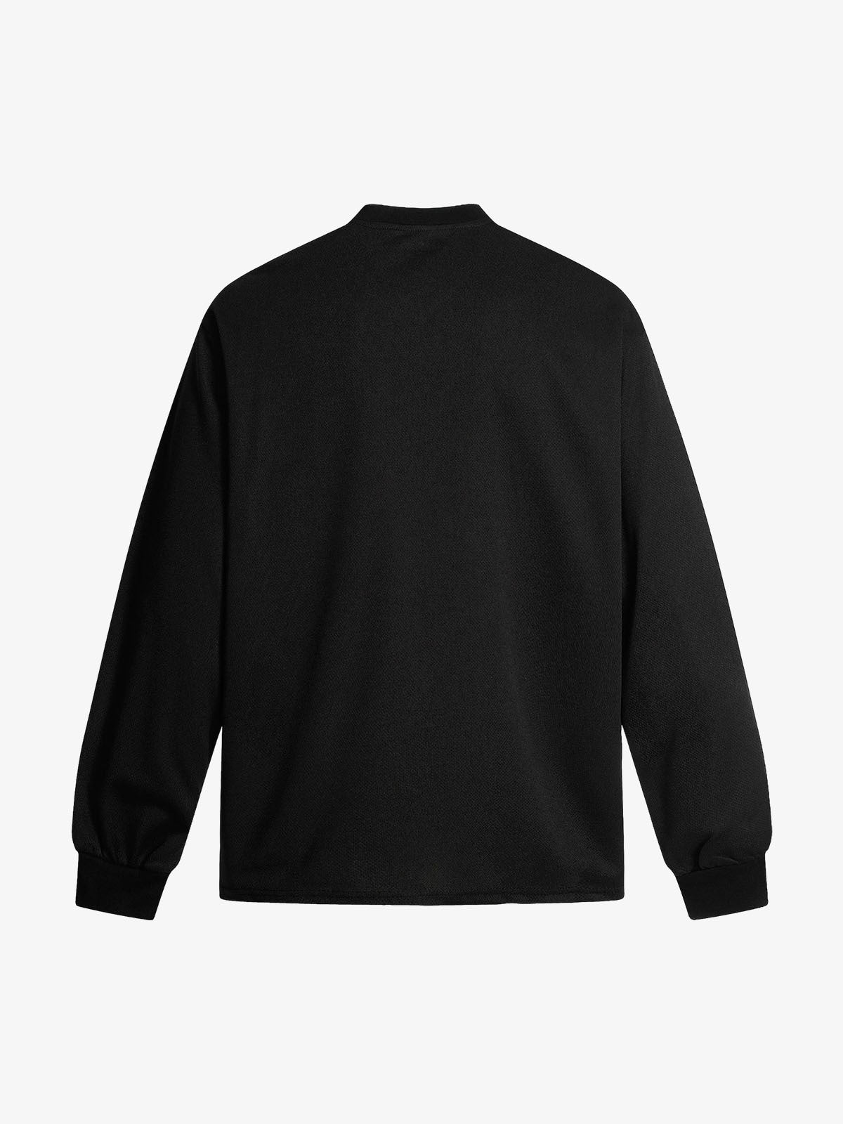 PrimeMasc Red Long Sleeve Sports Jersey with Bold Number and Logo – Athletic Team Tee for Fall and Winter