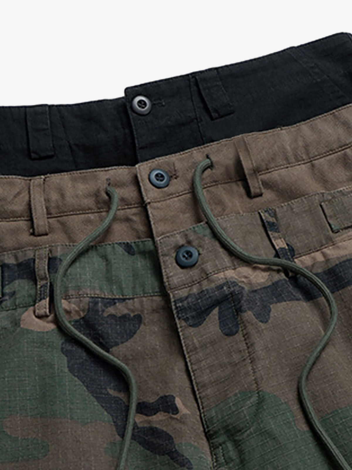 Men’s Camouflage Cargo Pants with Adjustable Waist and Multi-Pocket Design – Outdoor and Casual Wear