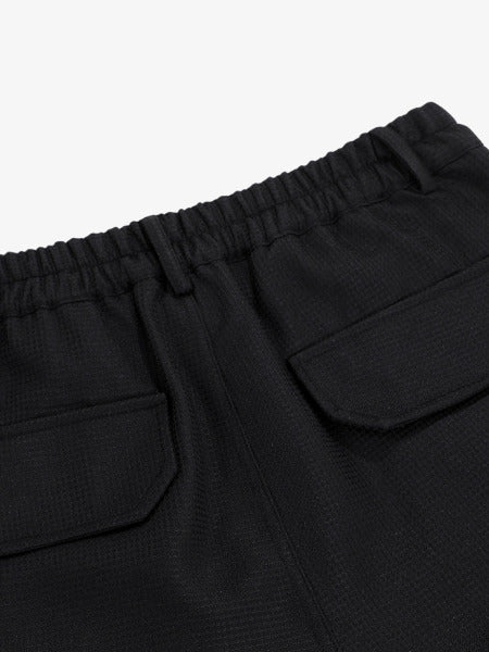 PrimeMasc High-Waisted Black Trousers with Crystal Embellishments – Sleek Casual and Office Wear for Fall and Winter