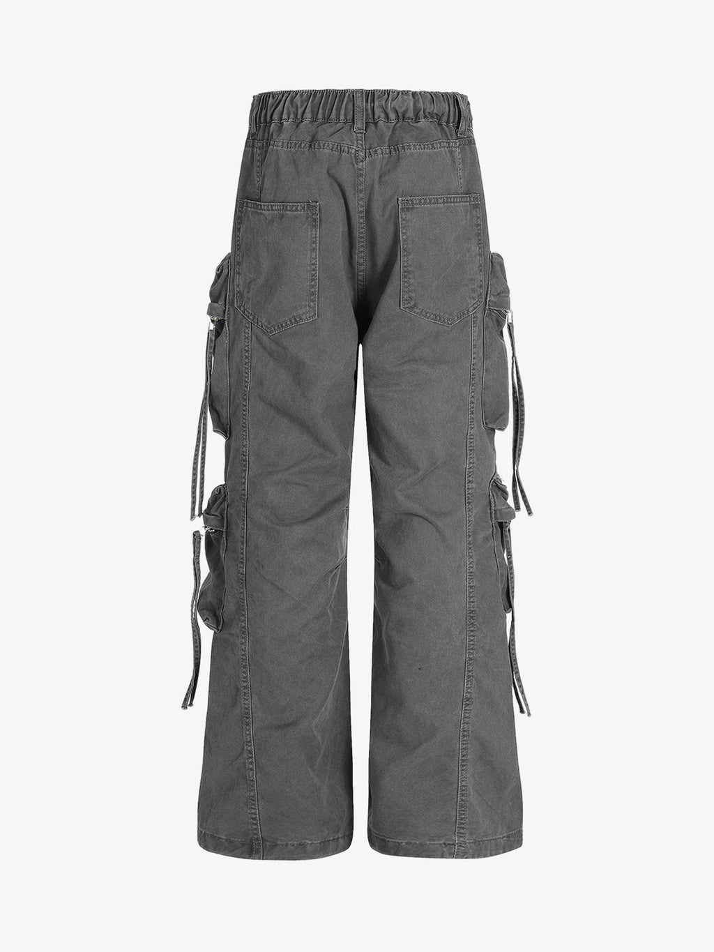 Men’s Cargo Pants with Multi-Pocket Design and Adjustable Side Ties – Casual and Outdoor Wear for Spring, Summer, Fall
