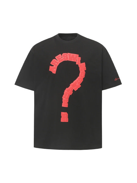 PrimeMasc Question Mark Graphic T-Shirt for Men – Casual Streetwear Cotton Tee for Spring and Summer