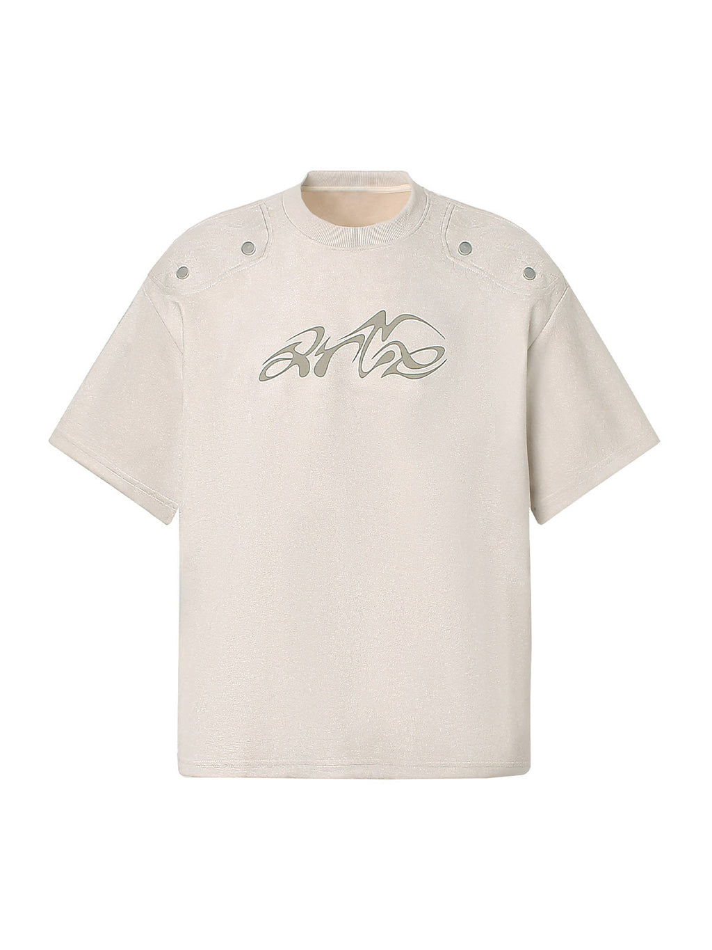 PrimeMasc Black Embroidered Logo Short-Sleeve Shirt – Casual Cotton Button-Down for Men and Women