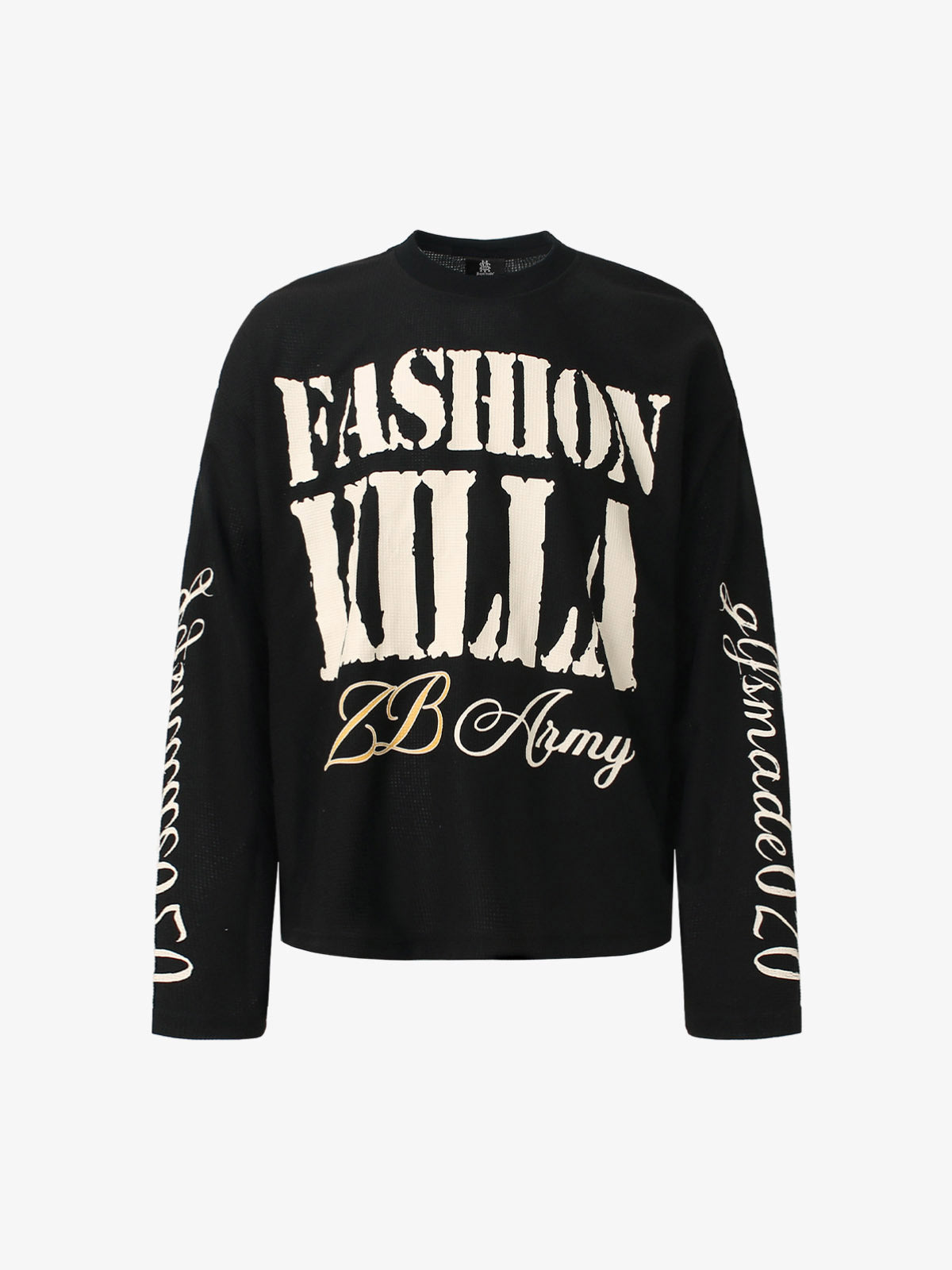 PrimeMasc Graphic Print Long Sleeve Top – Casual Streetwear Tee for Fall and Spring