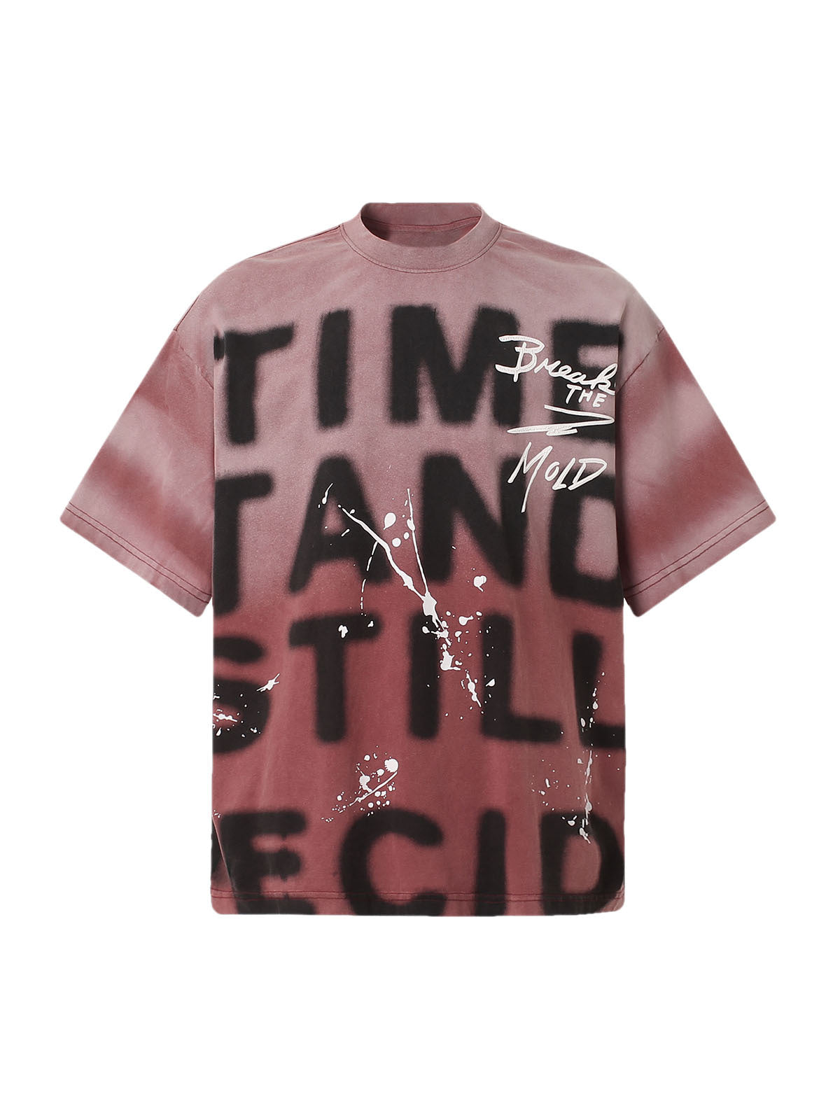 PrimeMasc Tie-Dye Graphic T-Shirt – Casual Cotton Blend Short Sleeve Tee for Men and Women