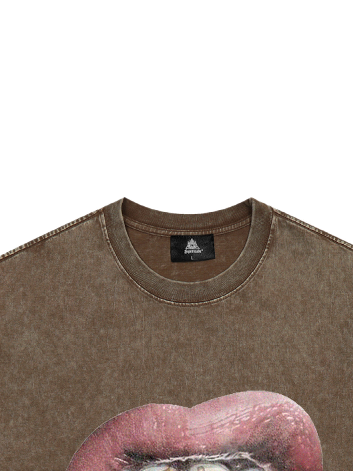 PrimeMasc Artistic Lips Graphic T-Shirt – Fashionable Cotton Short-Sleeve Tee for Everyday Wear