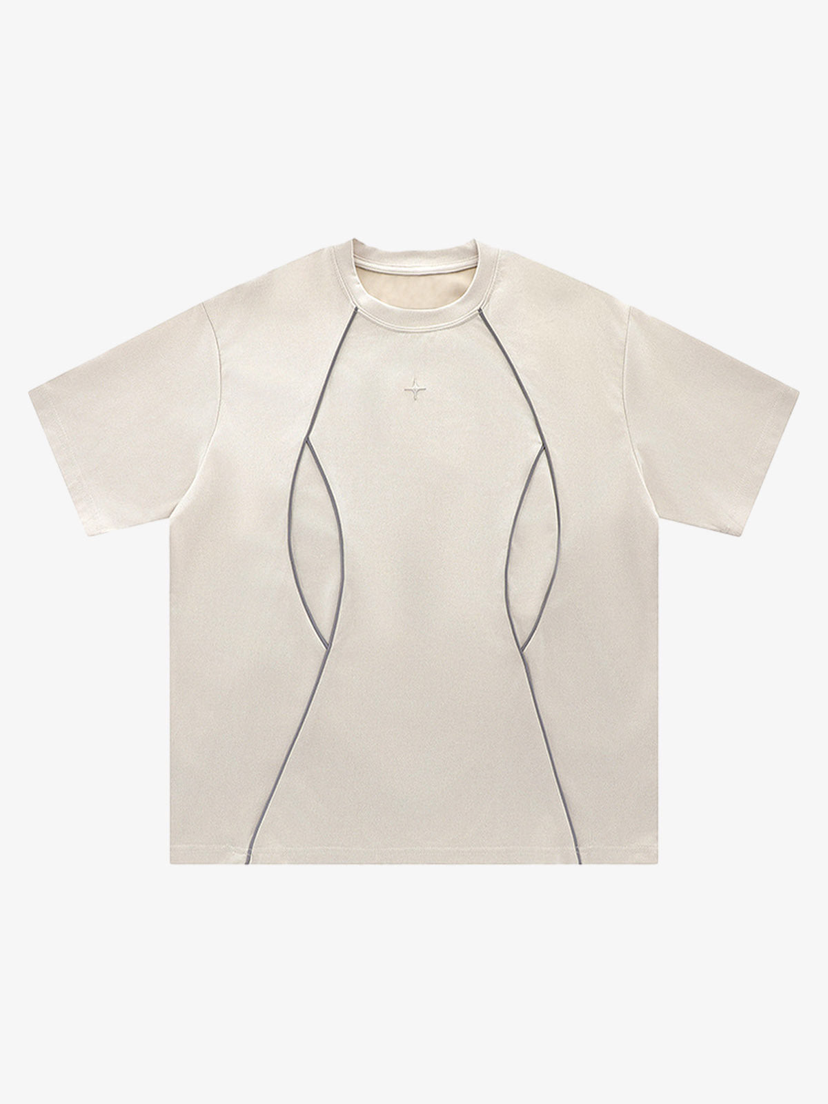 PrimeMasc Oversized T-Shirt with Unique Stitching Design – Casual Streetwear Tee for Men