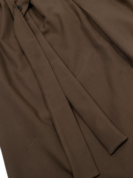 Men’s Wide-Leg Trousers with Wrap Belt and Button Closure – Casual and Office Wear for Spring and Autumn
