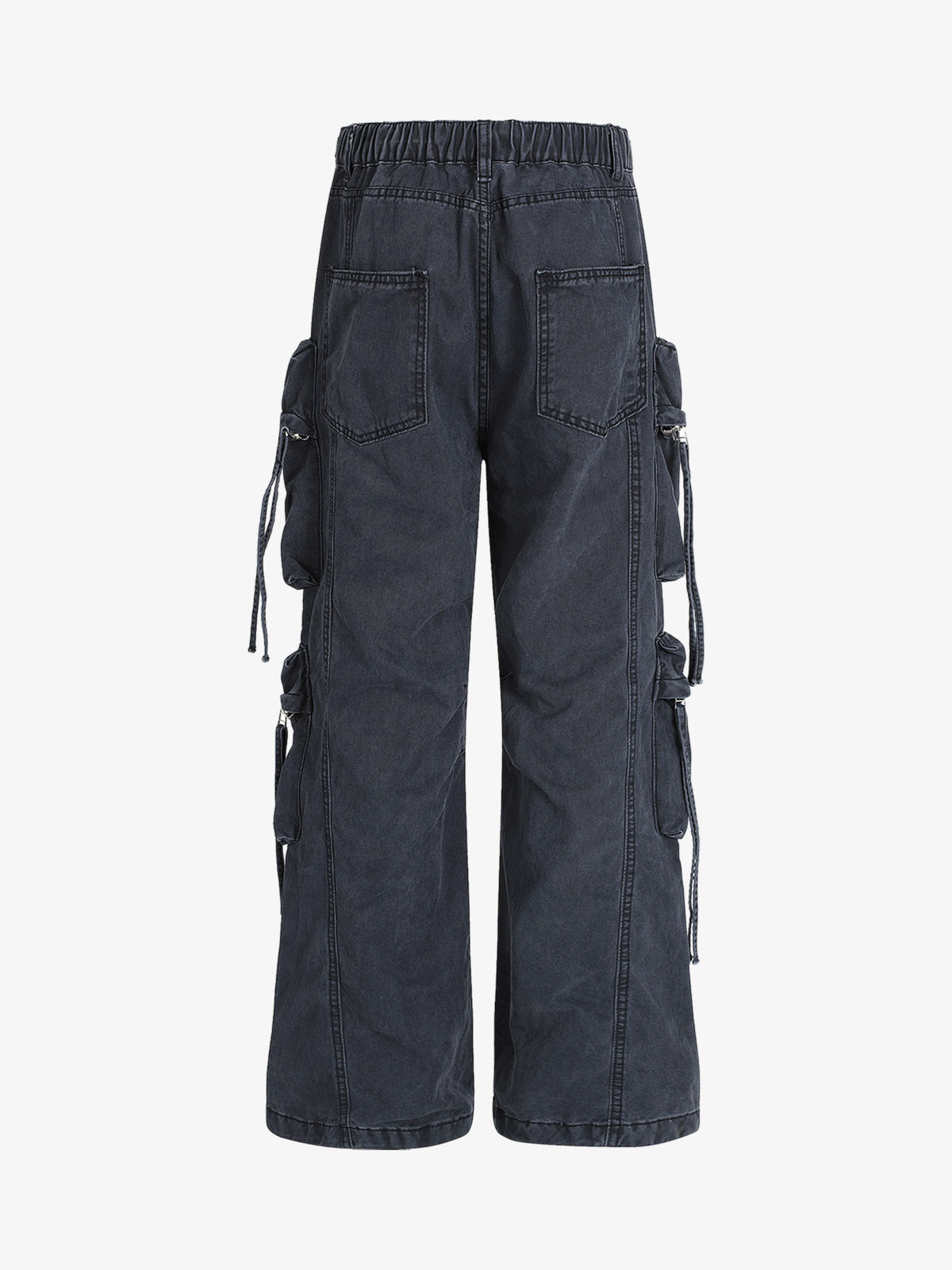 Men’s Cargo Pants with Multi-Pocket Design and Adjustable Side Ties – Casual and Outdoor Wear for Spring, Summer, Fall