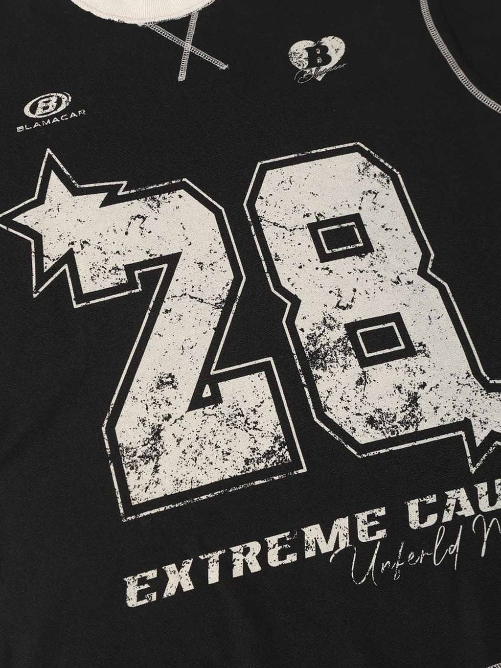 PrimeMasc Distressed Graphic T-Shirt for Men – Casual and Sporty Streetwear Tee for Spring and Summer