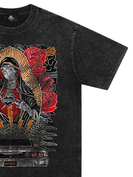 PrimeMasc Vintage-Inspired Graphic T-Shirt with Car Illustration – Casual Cotton Streetwear Tee for Spring and Summer