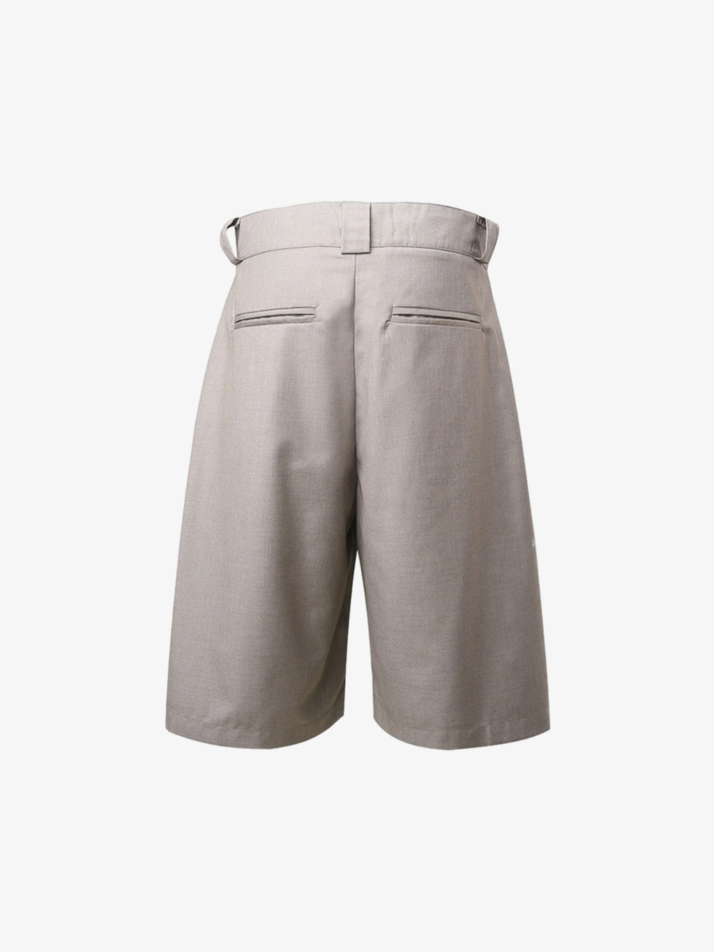 Men’s Black Wide-Leg Shorts with Tassel Detail, Asymmetric Hem – Casual Streetwear for Spring and Summer