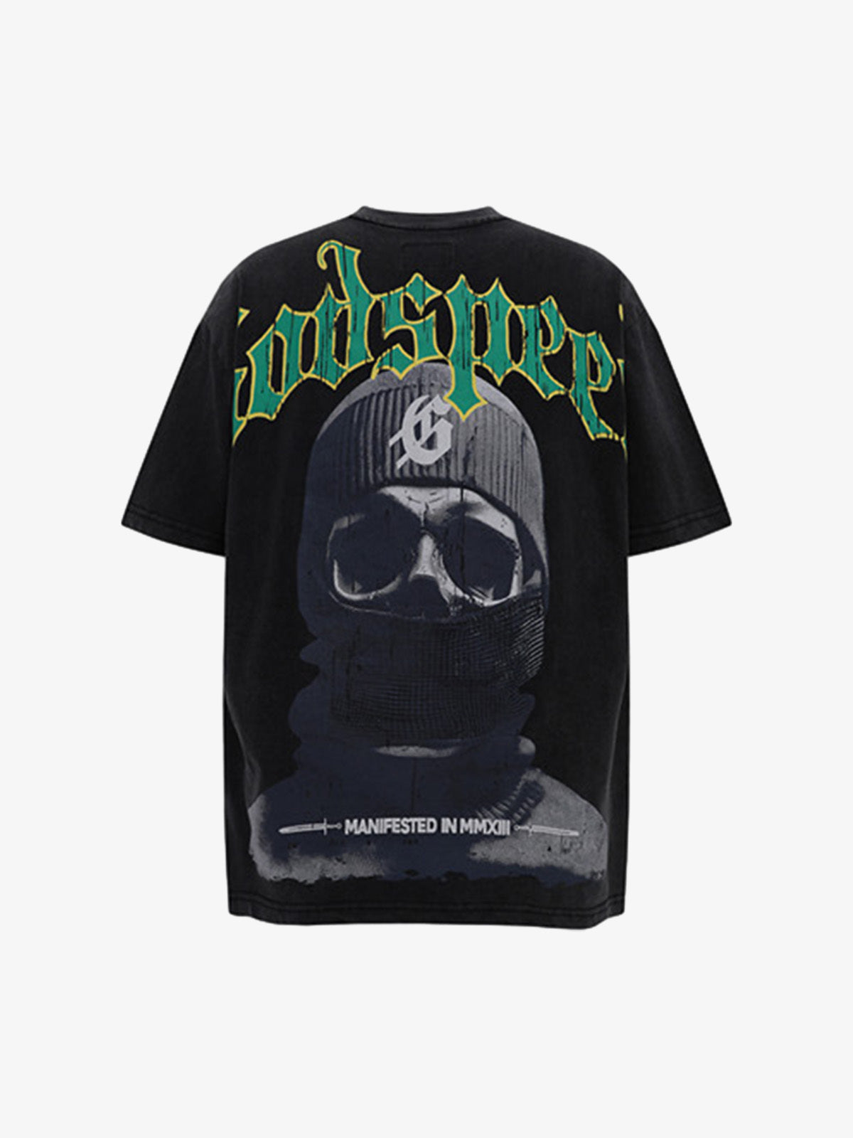 PrimeMasc Graphic Skull T-Shirt for Men – Casual Cotton Streetwear Tee for Spring and Summer