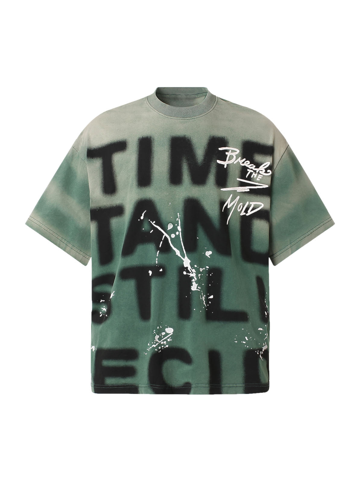 PrimeMasc Tie-Dye Graphic T-Shirt – Casual Cotton Blend Short Sleeve Tee for Men and Women