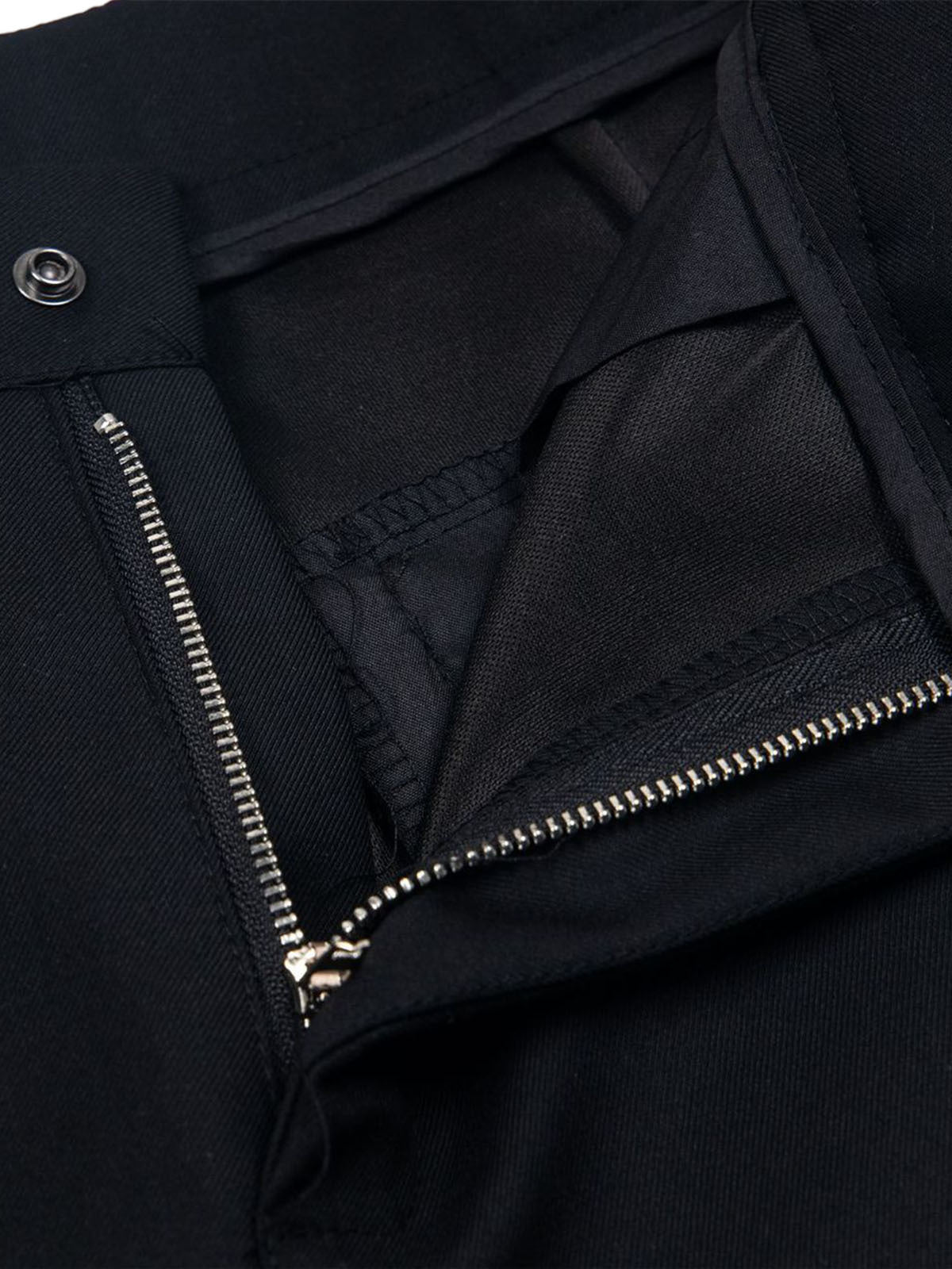 Men’s Wide-Leg Trousers, High Waist Cotton Blend Pants with Pleated Front and Pockets – All-Season Wear