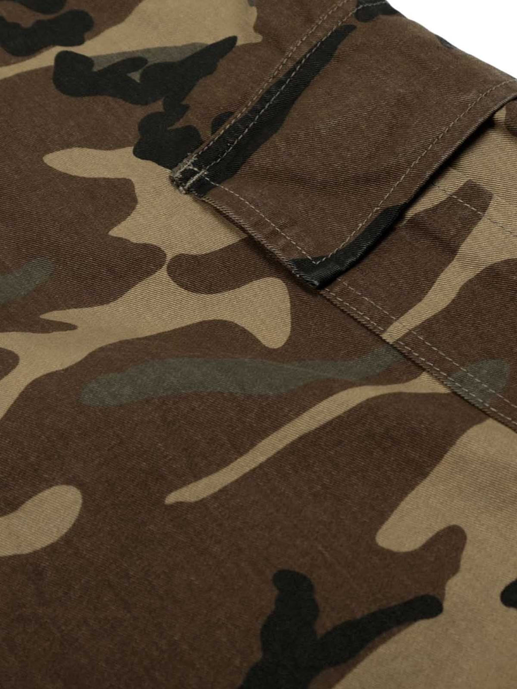Unisex Camouflage Cargo Culottes with Side Pockets – Casual Outdoor Pants for Spring and Summer
